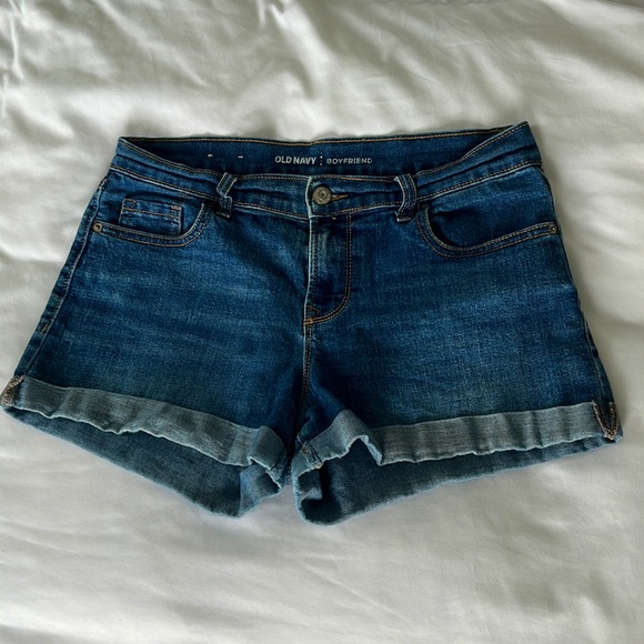 Boyfriend Jean Shorts size 4 Medium Wash - Picture 1 of 4